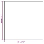 vidaXL Pătură grea cu husă, gri, 200x200 cm, 9 kg, textil vidaXL Pătură grea cu husă, gri, 200x200 cm, 9 kg, textil