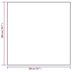 vidaXL Pătură grea cu husă, gri, 200x200 cm, 13 kg, textil vidaXL Pătură grea cu husă, gri, 200x200 cm, 13 kg, textil
