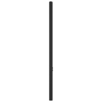 vidaXL Tăblie de pat metalică, negru, 80 cm