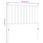 vidaXL Tăblie de pat metalică, alb, 80 cm vidaXL Tăblie de pat metalică, alb, 80 cm