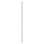 vidaXL Tăblie de pat metalică, alb, 120 cm