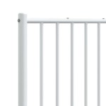 vidaXL Tăblie de pat metalică, alb, 150 cm vidaXL Tăblie de pat metalică, alb, 150 cm