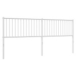 vidaXL Tăblie de pat metalică, alb, 200 cm vidaXL Tăblie de pat metalică, alb, 200 cm