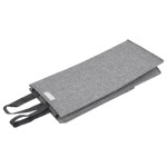 vidaXL Coș de rufe pliabil, gri, 26x34,5x59,5 cm, imitație de pânză vidaXL Coș de rufe pliabil, gri, 26x34,5x59,5 cm, imitație de pânză