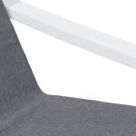 vidaXL Scaun de relaxare, gri închis, material textil