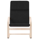 vidaXL Scaun de relaxare, negru, material textil vidaXL Scaun de relaxare, negru, material textil