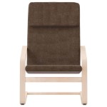 vidaXL Fotoliu rabatabil, maro închis, material textil