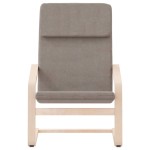 vidaXL Scaun de relaxare, gri taupe, material textil