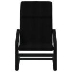 vidaXL Scaun de relaxare, negru, material textil