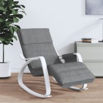 vidaXL Scaun balansoar, gri închis, material textil vidaXL Scaun balansoar, gri închis, material textil