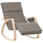 vidaXL Scaun balansoar, gri taupe, material textil vidaXL Scaun balansoar, gri taupe, material textil
