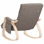 vidaXL Scaun balansoar, gri taupe, material textil vidaXL Scaun balansoar, gri taupe, material textil