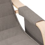 vidaXL Scaun balansoar, gri taupe, material textil vidaXL Scaun balansoar, gri taupe, material textil