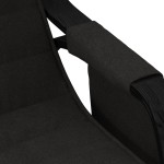 vidaXL Scaun balansoar, negru, material textil vidaXL Scaun balansoar, negru, material textil