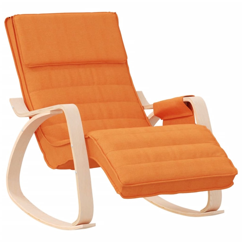 vidaXL Scaun balansoar, galben închis, material textil