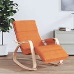 vidaXL Scaun balansoar, galben închis, material textil vidaXL Scaun balansoar, galben închis, material textil