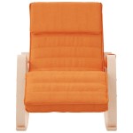 vidaXL Scaun balansoar, galben închis, material textil vidaXL Scaun balansoar, galben închis, material textil