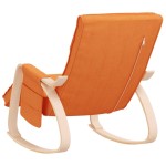 vidaXL Scaun balansoar, galben închis, material textil vidaXL Scaun balansoar, galben închis, material textil