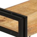 vidaXL Bibliotecă cu 3 niveluri, 77x30x80 cm, lemn masiv mango și fier vidaXL Bibliotecă cu 3 niveluri, 77x30x80 cm, lemn masiv mango și fier