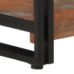 vidaXL Bibliotecă cu 3 niveluri, 77x30x80 cm, lemn masiv reciclat/fier