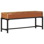 vidaXL Comodă TV, 110x30x46 cm, lemn masiv reciclat