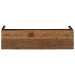 vidaXL Comodă TV, 110x30x46 cm, lemn masiv reciclat