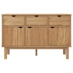 vidaXL Servantă OTTA, 114x43x73,5 cm, lemn masiv de pin vidaXL Servantă OTTA, 114x43x73,5 cm, lemn masiv de pin