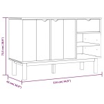 vidaXL Servantă OTTA, 114x43x73,5 cm, lemn masiv de pin vidaXL Servantă OTTA, 114x43x73,5 cm, lemn masiv de pin