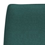 vidaXL Bancă, verde închis, 100x75x76 cm, material textil