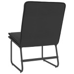 vidaXL Scaun de relaxare, negru, 54x75x76 cm, piele artificială