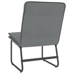 vidaXL Scaun de relaxare, gri, 54x75x76 cm, piele artificială