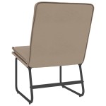 vidaXL Scaun de relaxare, cappuccino, 54x75x76 cm, piele artificială