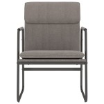 vidaXL Scaun de relaxare, gri taupe, 55x64x80 cm, material textil