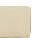 vidaXL Scaun de relaxare, crem, 55x64x80 cm, material textil