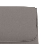 vidaXL Bancă, gri taupe, 100x64x80 cm, material textil
