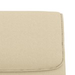 vidaXL Bancă, crem, 100x64x80 cm, textil