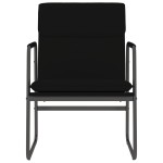 vidaXL Scaun de relaxare, negru, 55x64x80 cm, piele artificială