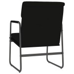 vidaXL Scaun de relaxare, negru, 55x64x80 cm, piele artificială