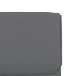 vidaXL Scaun de relaxare, gri, 55x64x80 cm, piele artificială