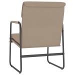 vidaXL Scaun de relaxare, cappuccino, 55x64x80 cm, piele artificială