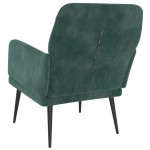 vidaXL Fotoliu, verde închis, 62x79x79 cm, catifea vidaXL Fotoliu, verde închis, 62x79x79 cm, catifea