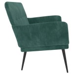 vidaXL Bancă, verde închis, 108x79x79 cm, catifea vidaXL Bancă, verde închis, 108x79x79 cm, catifea
