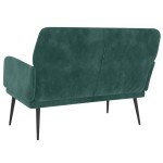 vidaXL Bancă, verde închis, 108x79x79 cm, catifea vidaXL Bancă, verde închis, 108x79x79 cm, catifea