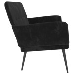 vidaXL Bancă, negru, 108x79x79 cm, catifea vidaXL Bancă, negru, 108x79x79 cm, catifea