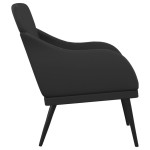 vidaXL Fotoliu, negru, 63x76x80 cm, piele artificială vidaXL Fotoliu, negru, 63x76x80 cm, piele artificială
