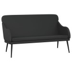 vidaXL Bancă, negru, 110x76x80 cm, piele ecologică vidaXL Bancă, negru, 110x76x80 cm, piele ecologică