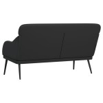 vidaXL Bancă, negru, 110x76x80 cm, piele ecologică vidaXL Bancă, negru, 110x76x80 cm, piele ecologică