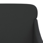 vidaXL Bancă, negru, 110x76x80 cm, piele ecologică vidaXL Bancă, negru, 110x76x80 cm, piele ecologică