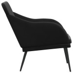 vidaXL Bancă, negru, 110x76x80 cm, catifea vidaXL Bancă, negru, 110x76x80 cm, catifea