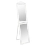 vidaXL Oglindă de sine stătătoare, alb, 40x160 cm vidaXL Oglindă de sine stătătoare, alb, 40x160 cm
